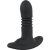 Analplug „Thrusting & Vibrating Butt Plug“ mit 12 Vibrations-/Stoßmodi per kabelloser Fernbedienung, wiederaufladbar